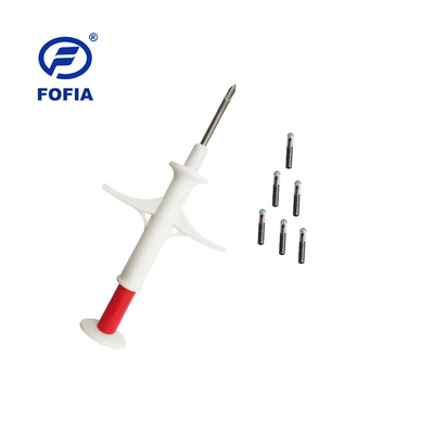 ICAR-gecertificeerde 2,12*11,5mm RFID-microchips met dierbiologisch glas EM4305 Red Lock