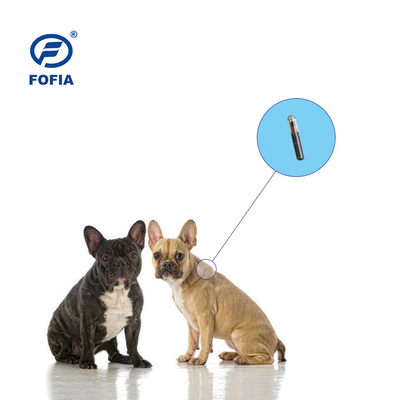 RFID-dier-ID-tracking microchip huisdieren-injectie ICAR-gecertificeerd met 4 barcode-stickers