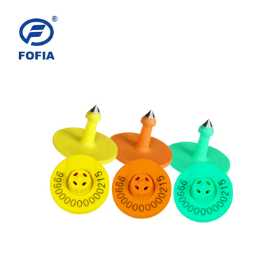 Geel 17cm Leerafstand Rfid Dier Oordopje Voor Schaap Geit Piglet