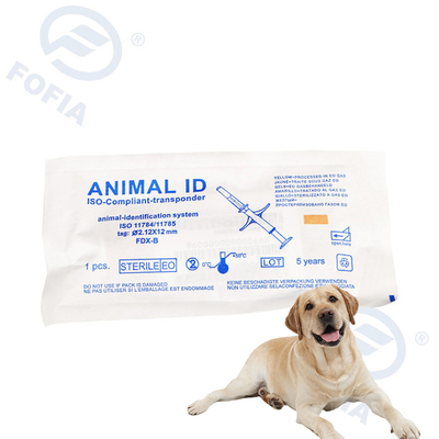 134.2 KHz Frequentie Animal ID Microchip ISO11784/5 FDX-B glasstags