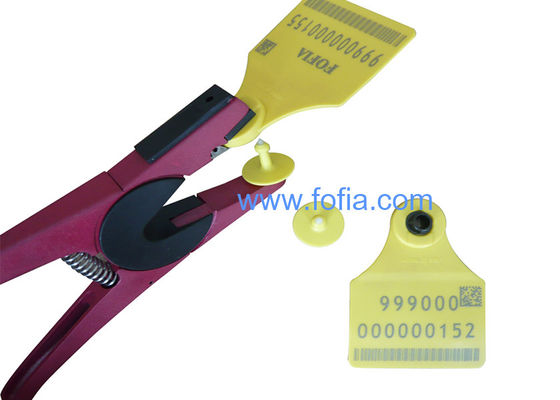 Nieuwe FOFIA-applicator voor oortekens van landbouwhuisdieren van aluminiumlegering met lasercodering voor oortekens van runderen, varkens, schapen en paarden 3 maanden garantie