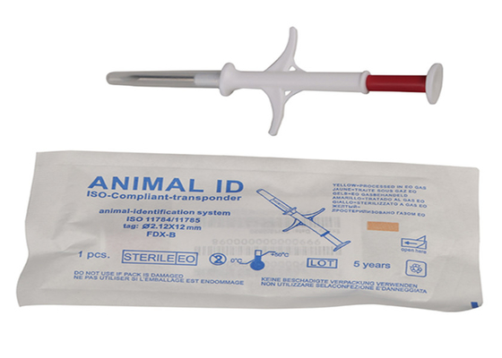2.12*12mm de Microchip van Huisdierenidentiteitskaart, Cat Tracker Microchip For Pet-Identificatie die Injecteerbare Transponders volgen