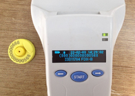 Gedrukte het Veeoormerken van RFID verhinderen de Douane Infectieziekten, Gele Kleur