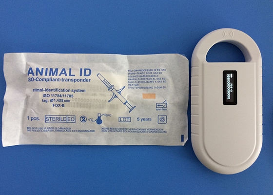 Microchips 134.2Khz van radiofrequentie-identificatie de Dierlijke identiteitskaart met Mini Size Injectable Transponders