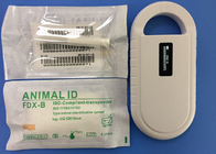 De Transpondermicrochip 6 van RFID ISO Stickers met Opnieuw te gebruiken Injecteur 2.12*12mm Injecteerbare Transponders