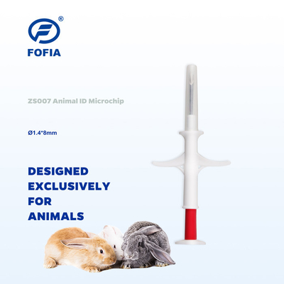 ISO 11784/5 FDX-B transponderchip met IP67 anti-botsing gevonden dieren ID 50mm
