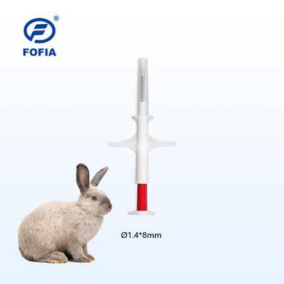 134.2 Microchip 6 zelfklevend-Stickers 510cm van identiteitskaart van KHz RFID las Dierlijke Waaier6.86g Gewicht