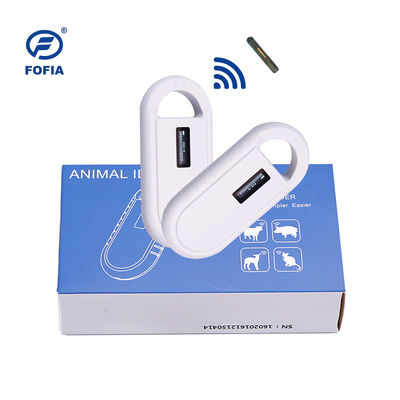 24/7 OLED witte dier microchip scanner met ingebouwde Buzzer RFID Reader Handheld