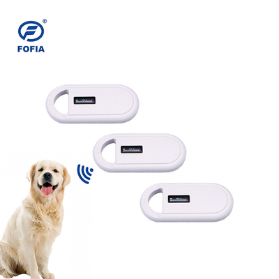ID64 Microchip Scanner RFID Chip Reader Lithiumbatterij 24 * 7 OLED Voor huisdieren Microchip Honden Scanner