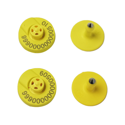 FULL ICAR gecertificeerd FDX-B Oord Electronic Cattle Tags ET908+T901 134.2khz 30 mm Diameter