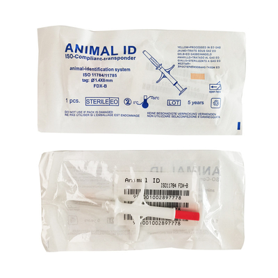 R/W standaard ISO 11784/5 FDX-B ISO-identificatie-microchip in witte spuit voor dieridentificatie