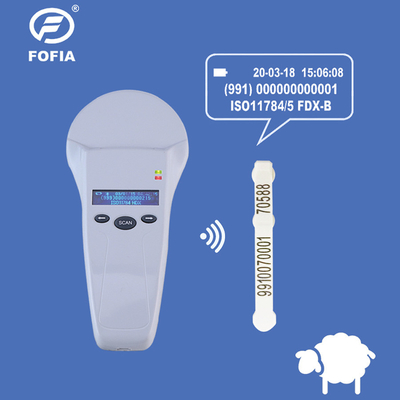 PT580 Handheld Animal Microchip Scanner voor het lezen van ISO11784 FDX-B ID64 En HDX tags