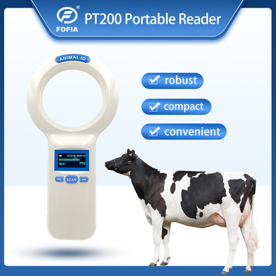 134.2KHz Hooggevoeligheid Animal Microchip Scanner 1000 Records Memory