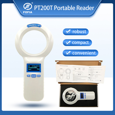 134.2KHz Hooggevoeligheid Animal Microchip Scanner 1000 Records Memory