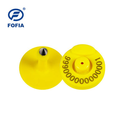 ICAR Certified 134.2kHz RFID Ear Tag with 350N Tension for Livestock Identification