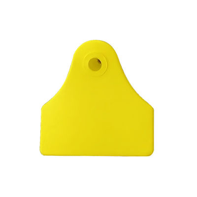 High Durability PEUR Material RFID Ear Tag with 350N Tension for Livestock Tracking ISO11784/5 Compliant