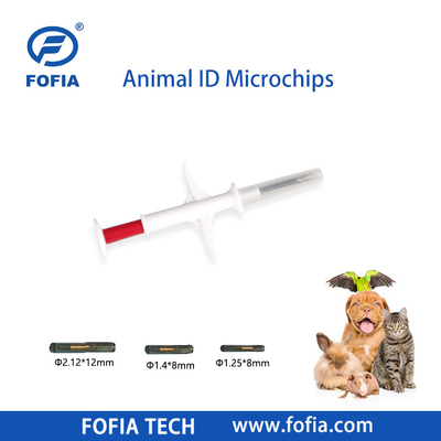 134.2kHz ICAR EM4305 Implant RFID 1.25x7 1.4x8 2.12x12mm GlassTag Microchips Hond Paard Schaap Microchip Dieren ID Huisdier Microchip Voor Dieren