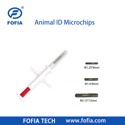 Implanteerbare microchip voor paarden 134.2khz Rfid Animal Chip Pet Id Injecteerbare microchips voor dieren met spuit