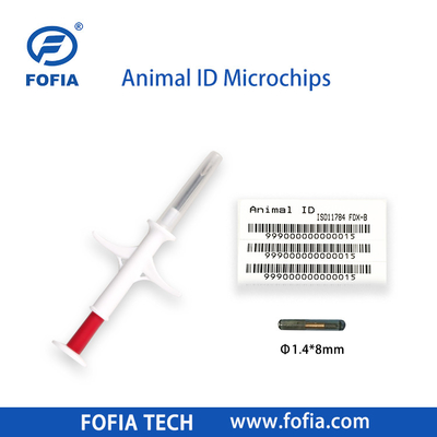 20 jaar prestaties Rfid Animal Chip Pet Id Injecteerbare microchips voor dieren met spuit