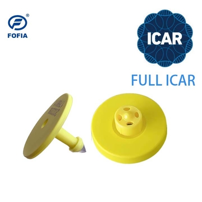 FULL ICAR Certified TPU Plastic Tamper proof Bovine Ear Tags 134.2khz RFID Oordopjes
