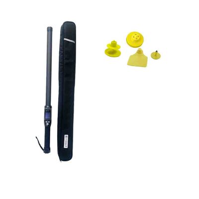 Langeafstands professionele vee RFID tag stick reader PT290 met OLED display data opslag voor ID chip lezen UHF / LF