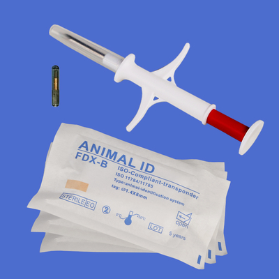 25°C tot 50°C Temperatuurbereik ISO 11784/5 FDX-B R/W Standard Animal ID Microchip voor besturingssysteem