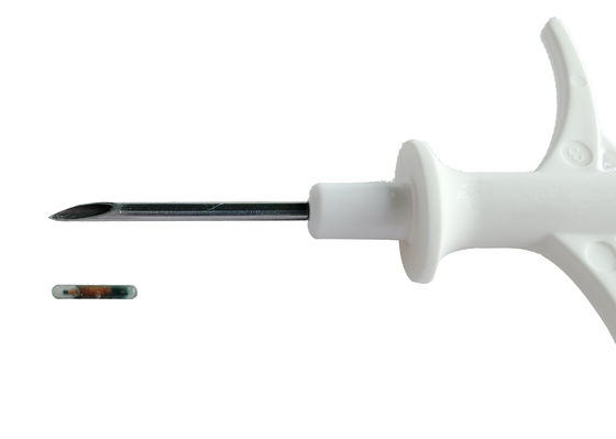 Eenmalige spuit Animal ID microchip voor diergezondheid en welzijn met gesteriliseerde papieren-plastieken verpakkingszak