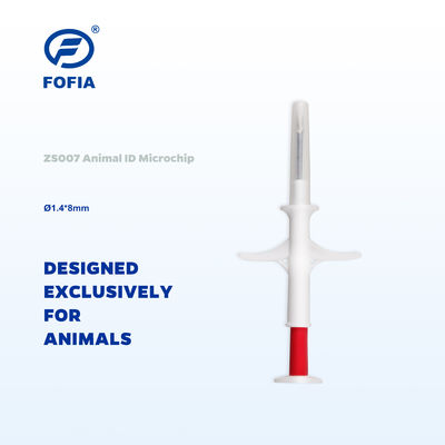 ICAR gecertificeerd Een nieuwe generatie van gesteriliseerde injectiespuit identificatie microchip voor alle soorten dieren ZS007