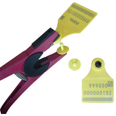 Lightweight Electronic Cattle Ear Tags Ensuring Comfortable Fit and Secure Attachment for Cattle Sheep and Goat Identification