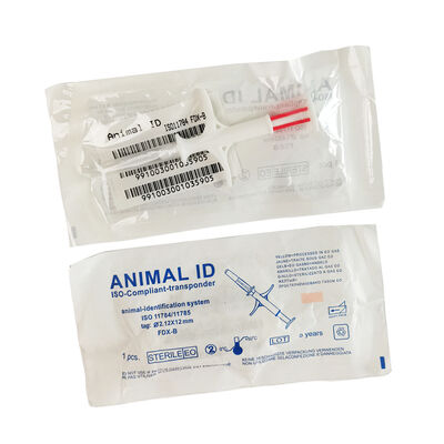 RFID FDX-B 1342khz Animal Glass Tube Syringe Microchip Injector 2125x12mm ICAR Non Shared Code Pet Tracking Instrument