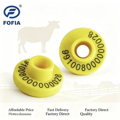 Durable Electronic Ear Tags for Cattle Livestock Identification and Monitoring with  TPU Material for Farm Management