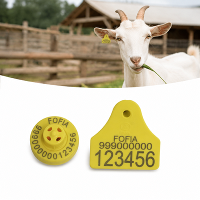 4,0 g schapen-oormerken Frequentie 134,2 KHz Perfect voor geit-oormerken voor duidelijke identificatie en tracking