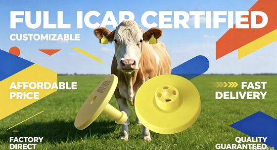 Duurzame elektronische oordopjes voor de identificatie en het volgen van vee ter ondersteuning van het beheer van de boerderij en het toezicht op de dieren