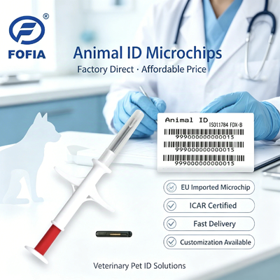 ICAR steriliseerde implanteerbare microchip met ISO11784/5 FDX-B voor dieridentificatie