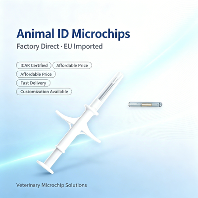ICAR-gecertificeerd Een nieuwe generatie 2-in-1 gesteriliseerde implanteerbare identificatie-microchip voor alle soorten dieren ZS006
