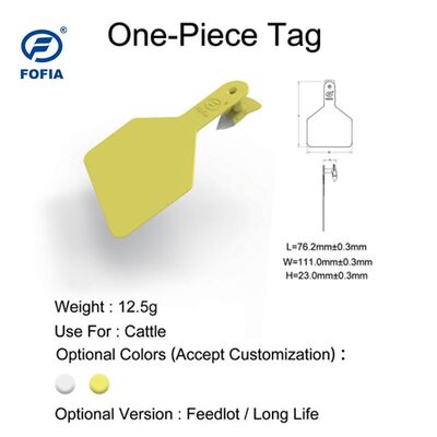 Nieuw veegebruik dieroormerk Plastic TPU-materiaal veeoormerken voor boerderijbeheer