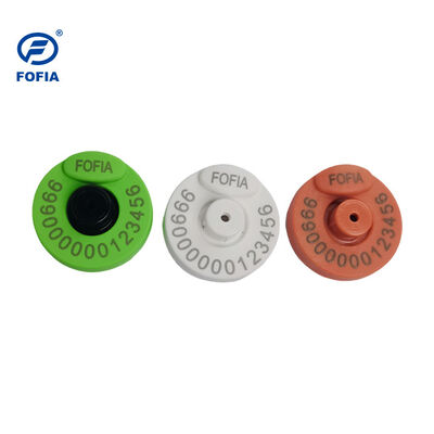 FOFIA Nieuwe RFID Elektronische Oormerk TPU Plastic 134.2 KHz Frequentie 17 cm Leesafstand Volledig ICAR-certificaat voor Vee Schapen
