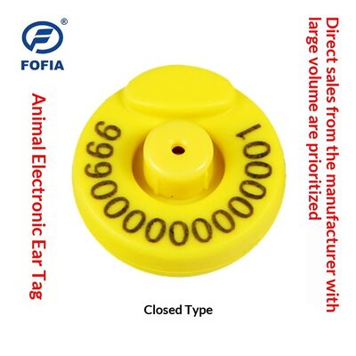 Nieuwe IEC 68-2-6 Vibration Standard Plastic RFID Ear Tag voor veeteelt met veilige en nauwkeurige identificatie