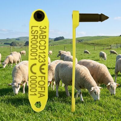 ICAR-goedgekeurde FDX-B HDX RFID schapen-oortekens ET969 voor het opsporen van vee