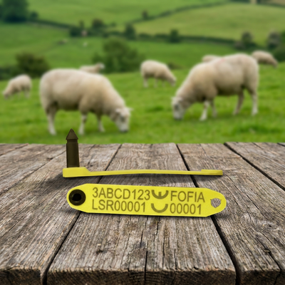 ET969 Schapen RFID Elektronisch oortag Dierenidentificatiemerk vee RFID-tag ISO11784 RFID-tag ISO11785 FDX-B