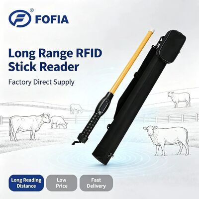 FOFIA PT280 134,2 kHz RFID-lezer PVC NLIS Australië ICAR goedgekeurd vee ID 7000 Records opslag 10-20 cm leesafstand ISO