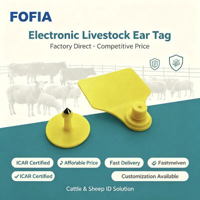 TPU Fofia ICAR T904 Oordopjes voor vee, schapen, varkens, koeien en geiten