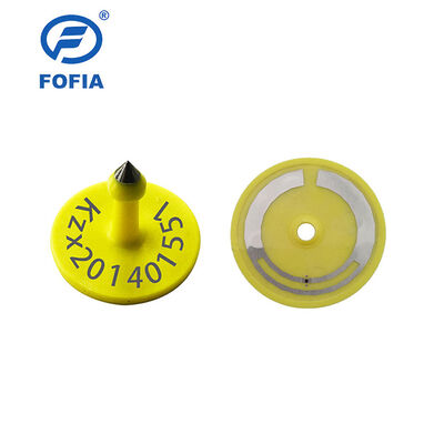 14,5 mm grootte TPU aangepaste vee oormerken 134,2 KHz frequentie