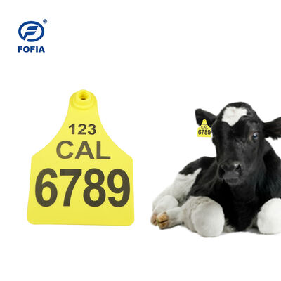 FOFIA ET921 Plastic Cow Ear Tags Animal Tracking Laser Coding Diverse maten Runder Rinder Schaap Varken Boerderij Gebruik met nummer