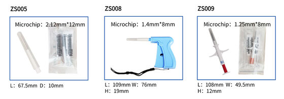 Fofia 2026 Nieuwe hot selling RFID 134.2kHz Hond Animal ID Microchip Split Type Plastic ZS008 Waterdicht voor huisdierinspuiting