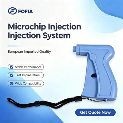 ICAR Gecertificeerde Fofia 2026 Nieuwe Hot Selling RFID 134.2kHz Hond Dier ID Microchip Split Type Plastic ZS008 Waterdicht voor Huisdier
