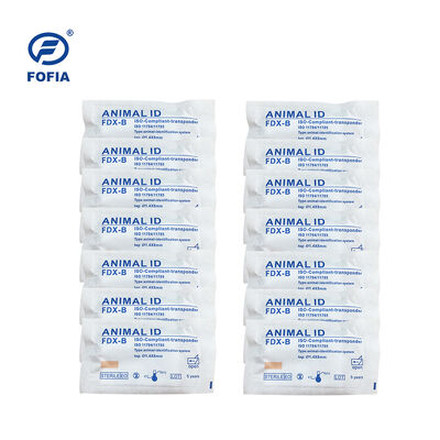 ICAR Gecertificeerde Fofia 2026 Nieuwe Hot Selling RFID 134.2kHz Hond Dier ID Microchip Split Type Plastic ZS008 Waterdicht voor Huisdier