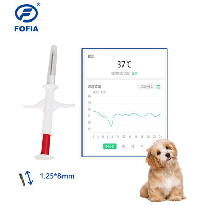 2026 Hot Selling Edition Pet Nieuwe RFID 134.2kHz Geïntegreerde Circuit Fofia Dier Implantabele Microchip Wit PP Materiaal Waterdicht