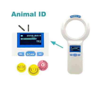Waterdicht FOFIA PT200 RFID-kaartlezer 128x64 OLED-scherm Lezen op lange afstand (10-20m) ISO11784/5 Protocol 860-960mhz
