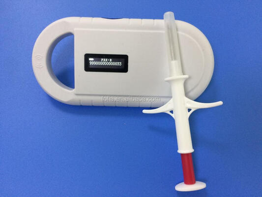 Fofia Handheld Plastic Animal Microchip RFID Card Reader PT160 134.2kHz OLED Screen USB Lithium Battery CE gecertificeerd ISO